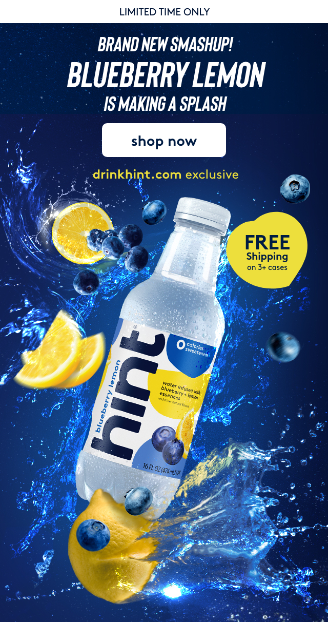 Hint Water Don't miss out on this limited edition flavor 💥 Try