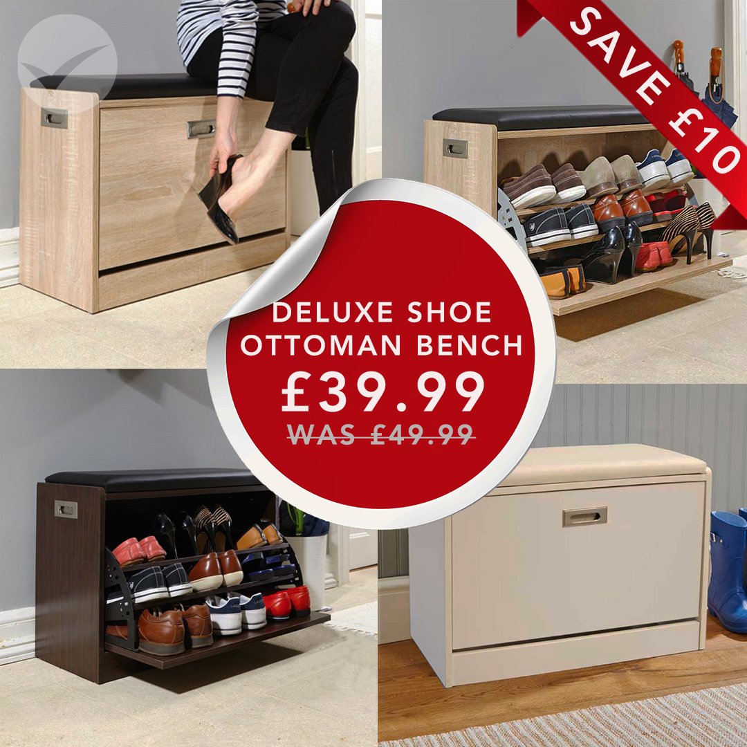 Easylife Group Keep Shoes Neat And Tidy Deluxe Shoe Ottoman Bench Now Only 3999 Milled