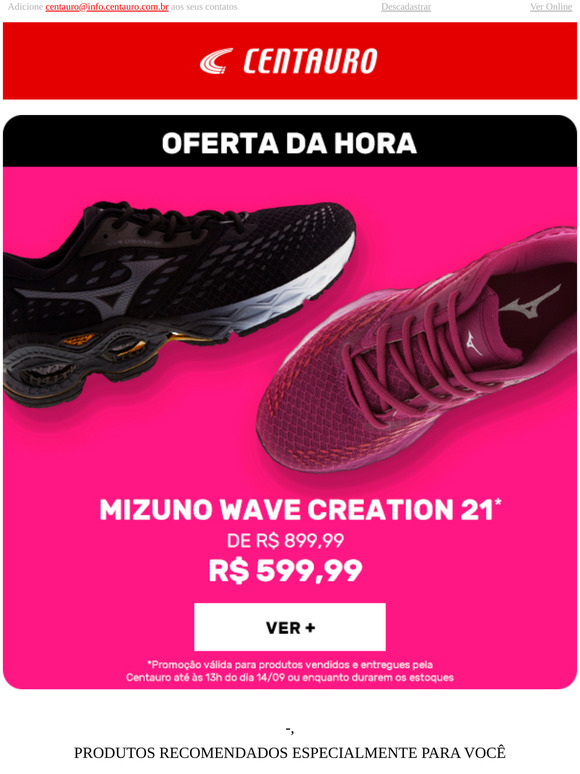 mizuno wave creation 14w centauro