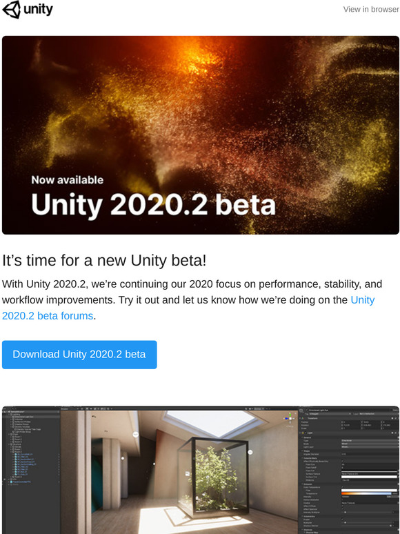 Unity Asset Store: Unity 2020.2 beta is now available | Milled