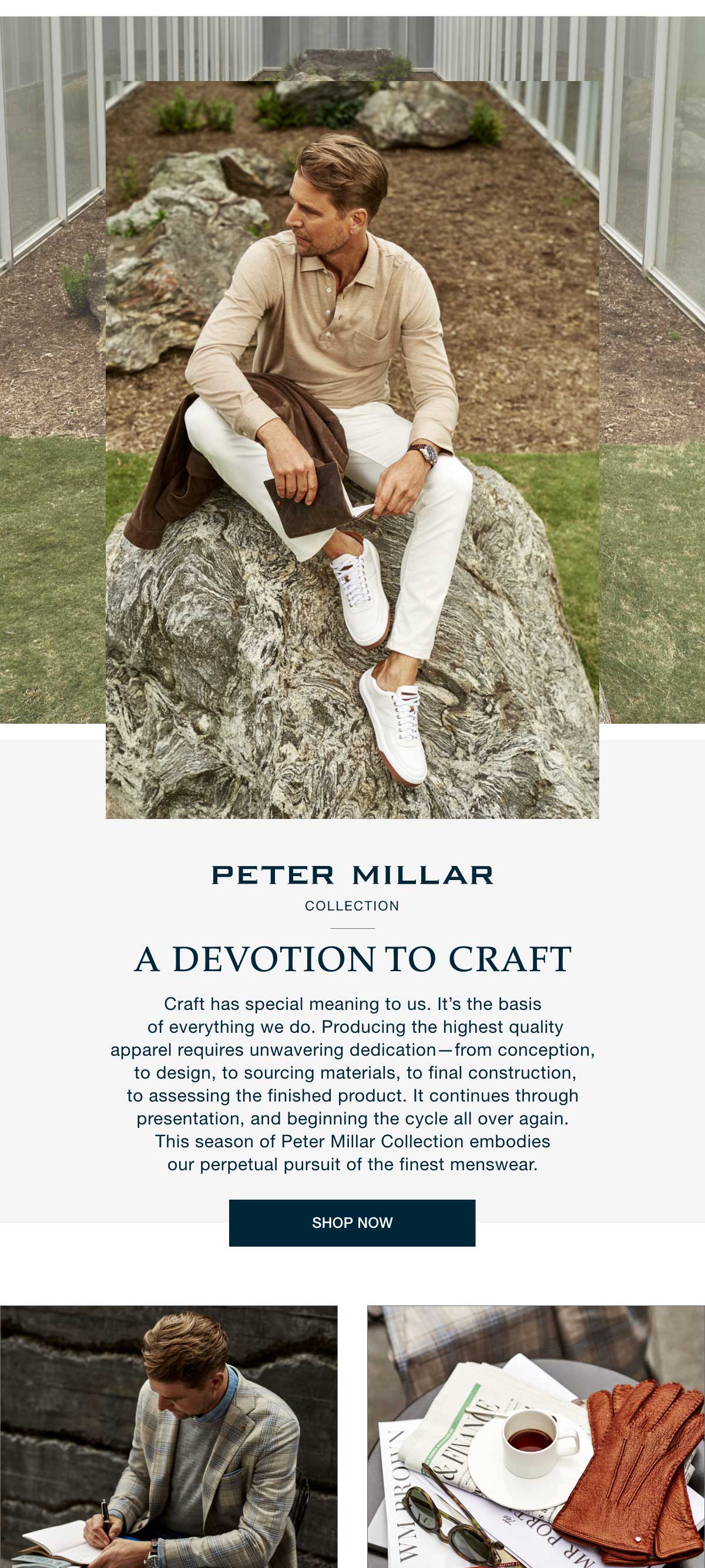 Peter Millar: A Devotion To Craft: Peter Millar Collection | Milled