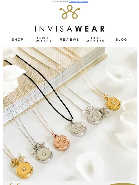 invisaWear "This necklace now puts me more at ease..." Milled