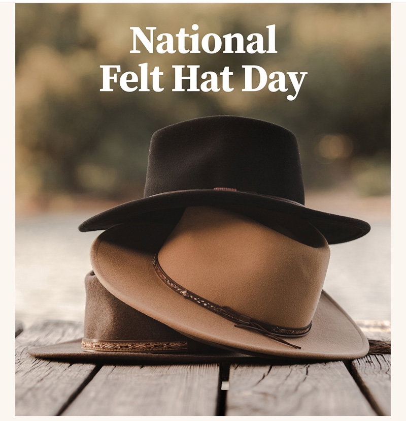 New For National Felt Hat Day 