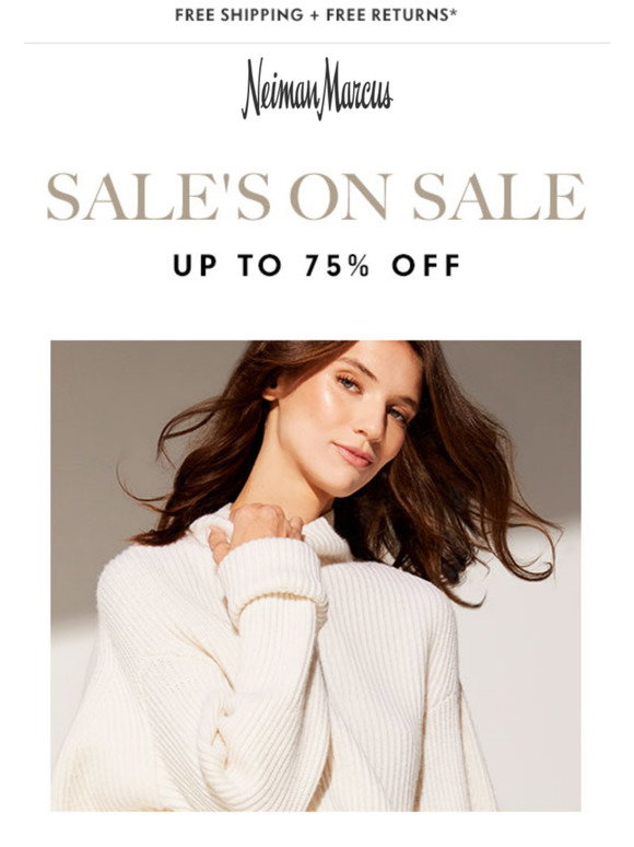 Neiman Marcus Sale's on Sale! Up to 75 off Milled
