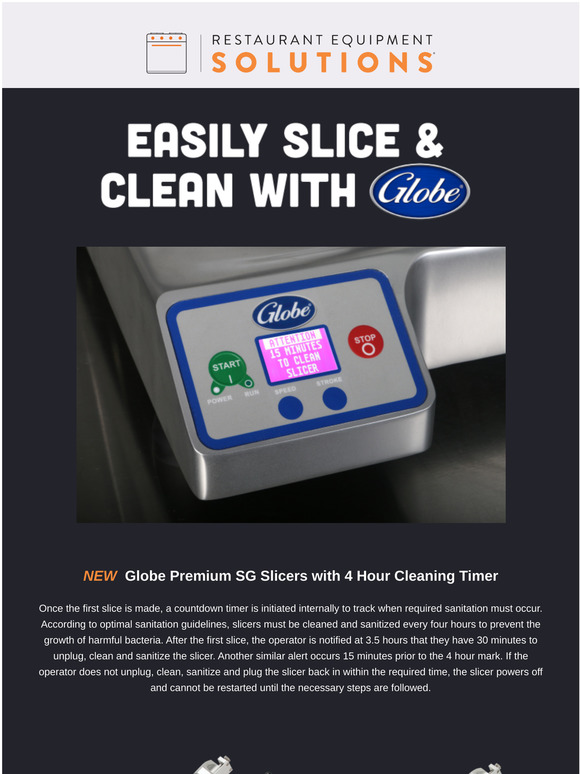Slice & Clean Up Easily with Globe