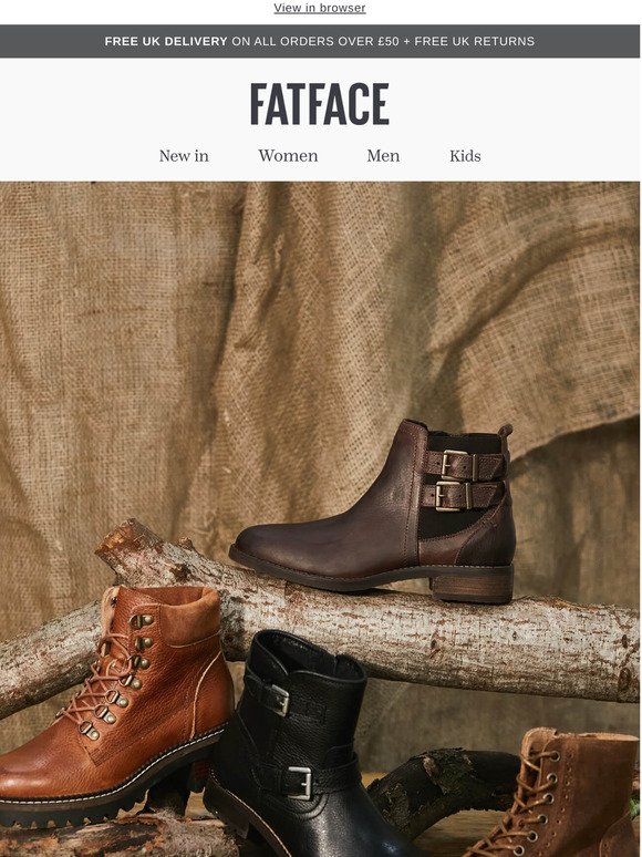 Fat Face UK: New boots? Yes please 