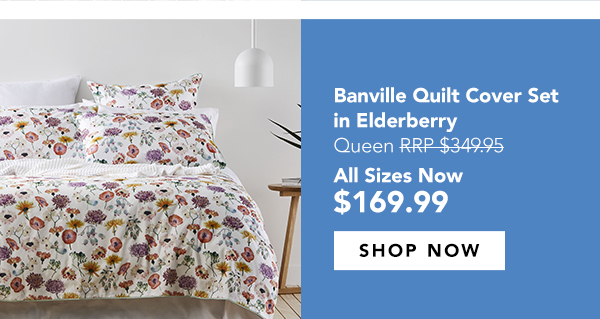 sheridan banville quilt cover set