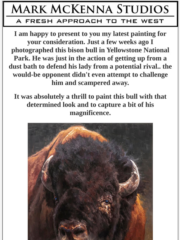 Mark McKenna Studios - New Painting