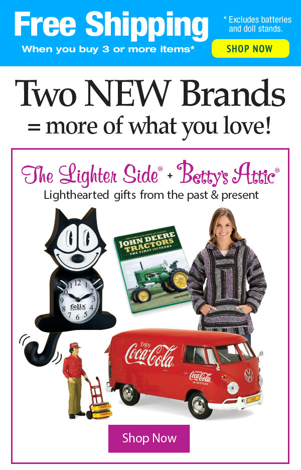 Collections Etc. Say Hello To Our New Brands The Lighter Side + Betty