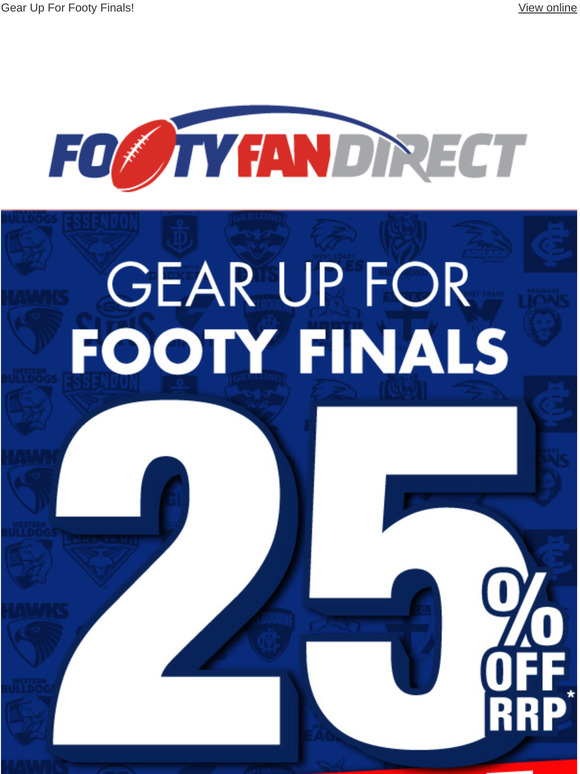 25% Off Sitewide* | AFL Sale On Now
