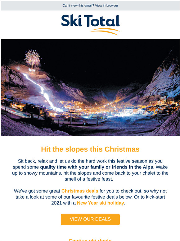 Hit the slopes this Christmas🏂