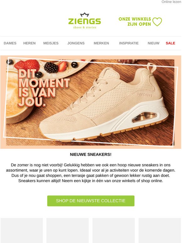 Conciërge Doordeweekse dagen backup Ziengs NL: Sneakers voor elk moment! | Milled