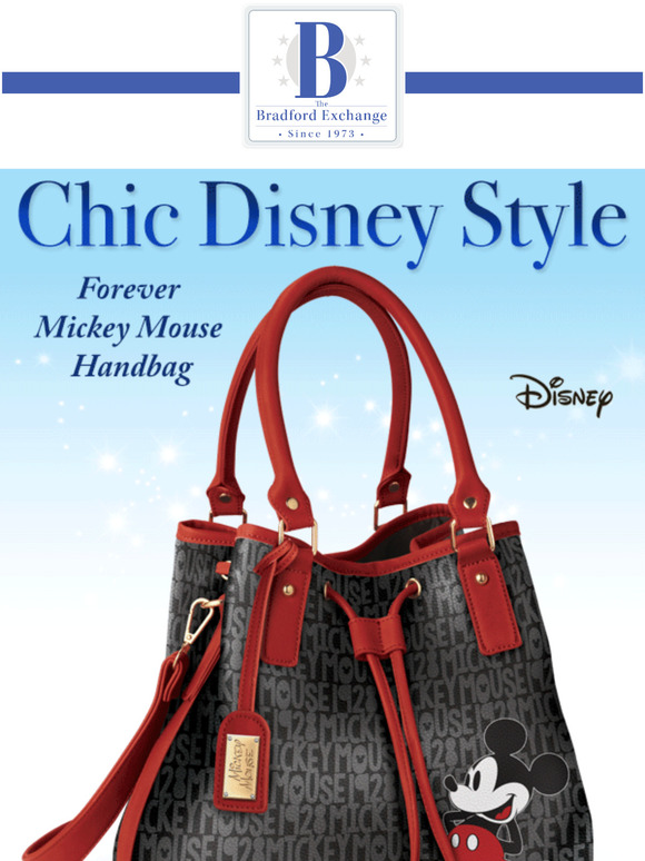 mickey mouse purse bradford exchange