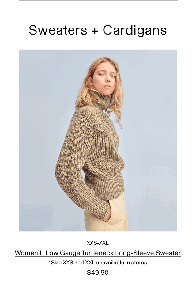 women u low gauge turtleneck sweater