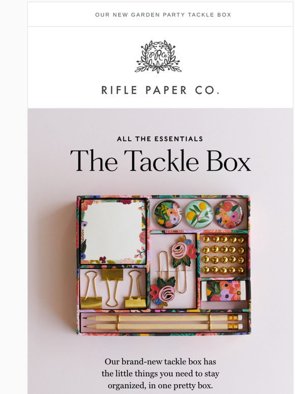 Rifle Paper Co. Floral Office Supplies Milled