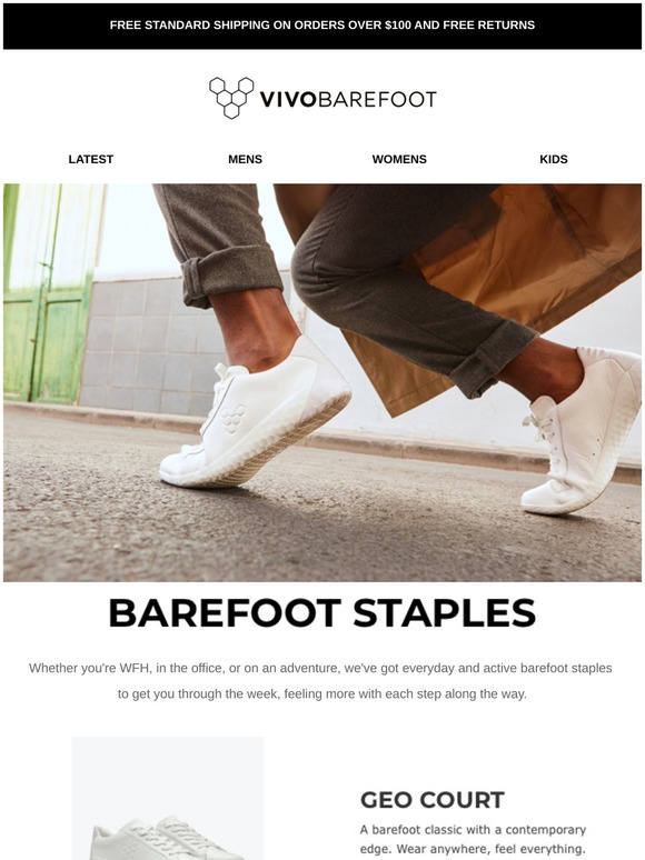 Vivobarefoot Stay barefoot Milled