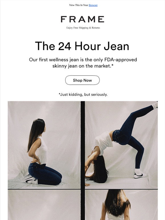 FRAME: New Drop: 24 Hour Jean | Milled