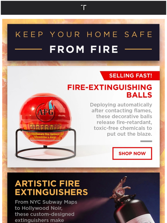 Touch of Modern Keep Your Home Safe with FireExtinguishing Balls