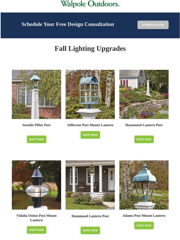 Walpole Outdoors Upgrade Your Lighting For Fall! Milled