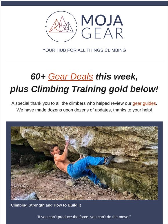 How to Build Climbing Strength + Self Assessment PDF, 📚 Books Every Climber Should Read, and more in this week's Beta
