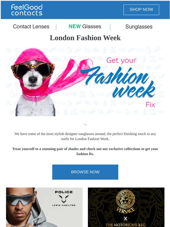 🕶️ Celebrate London Fashion Week with 40% off Sunglasses