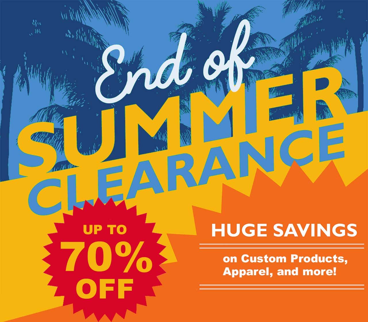 Positive Promotions End of Summer Clearance Up to 70 Off Milled