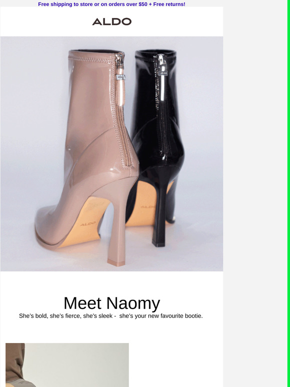 Aldo Shoes Step Up Your Boot Game Introducing Naomy Milled