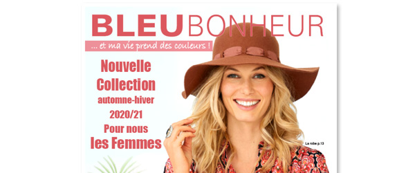 catalogue bleu bonheur automne hiver - bleu bonheur vente en ligne