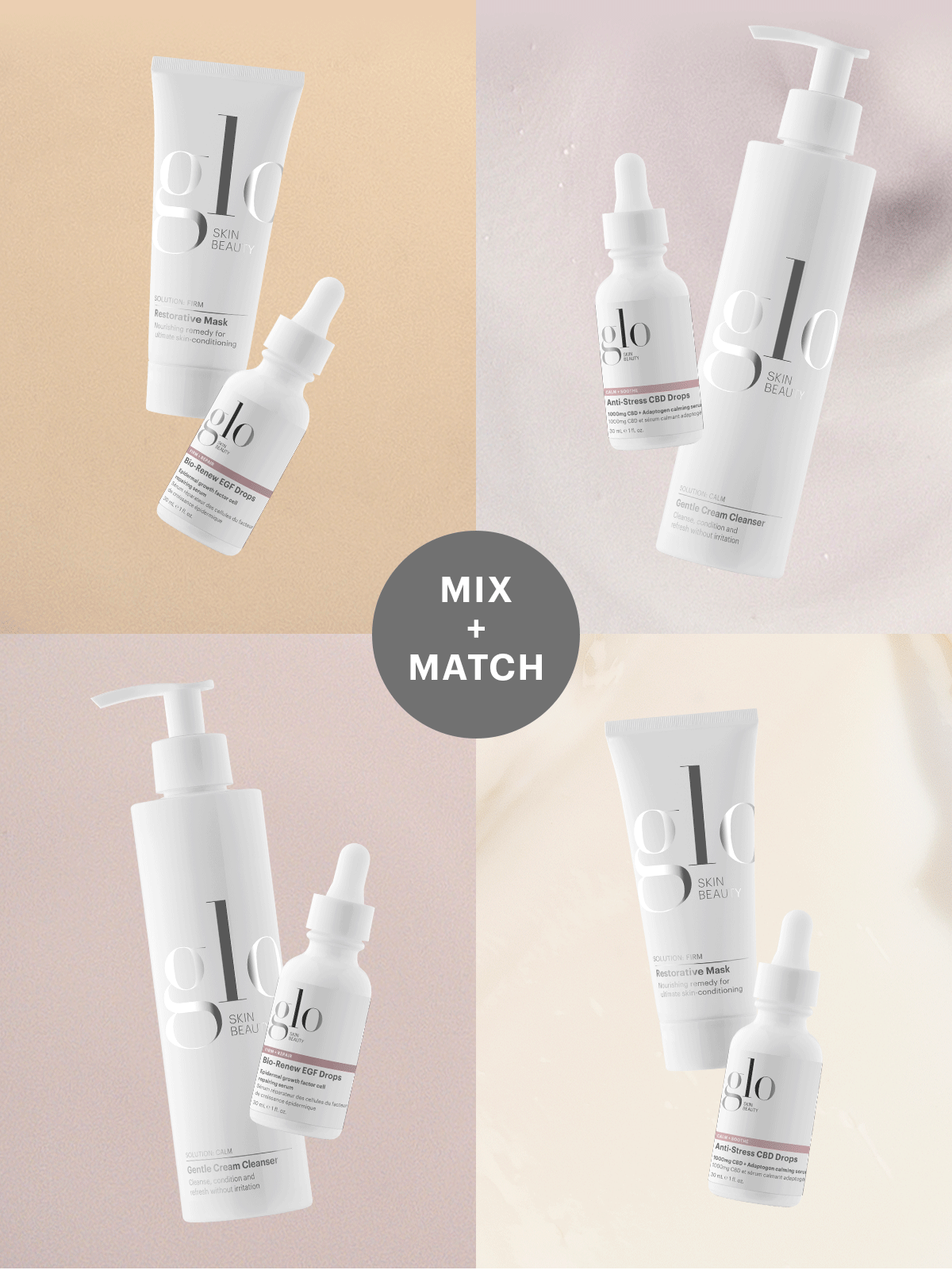 glo skin beauty gentle cream cleanser