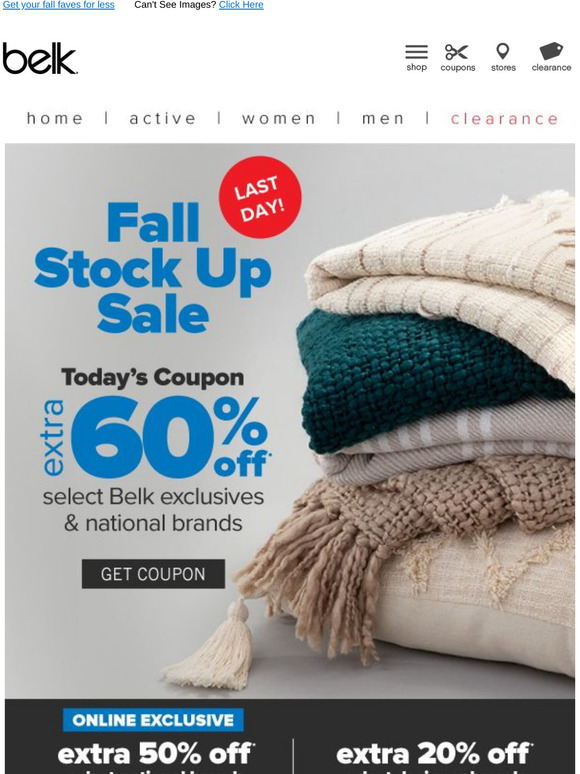 Last day for 60% off! 🍁