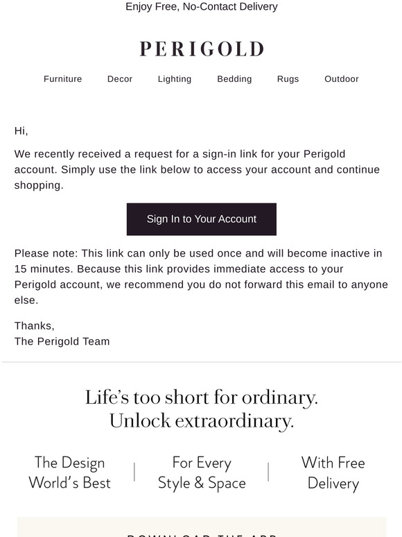 Perigold Log in to your Perigold account. Milled