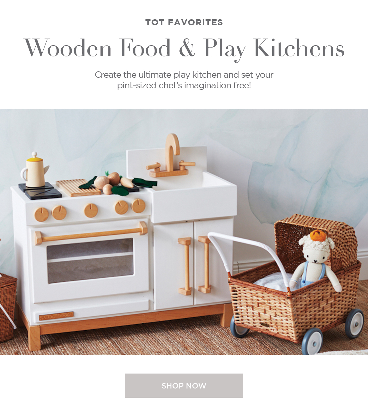 the tot play kitchen