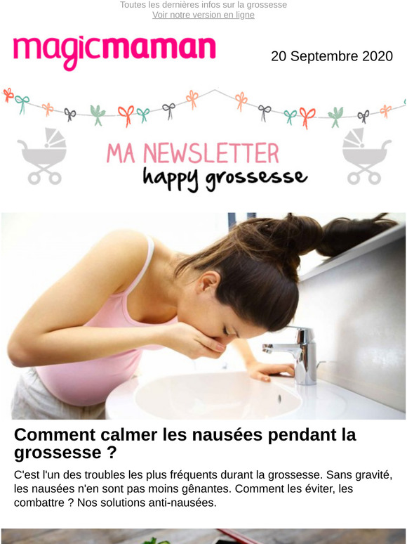 Magicmaman Comment Calmer Les Nausees Pendant La Grossesse Milled