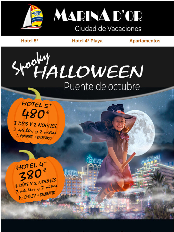 Este puente de Octubre nuestra oferta más spooky para ti