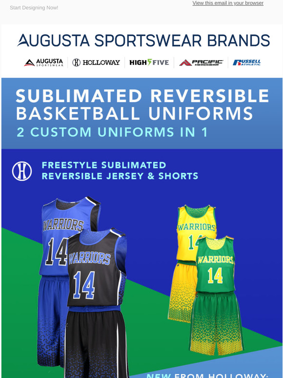 FreeStyle Sublimated Reversible Basketball Jersey