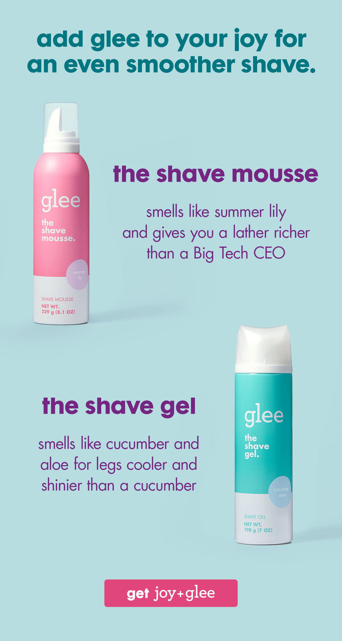 joy shave cream