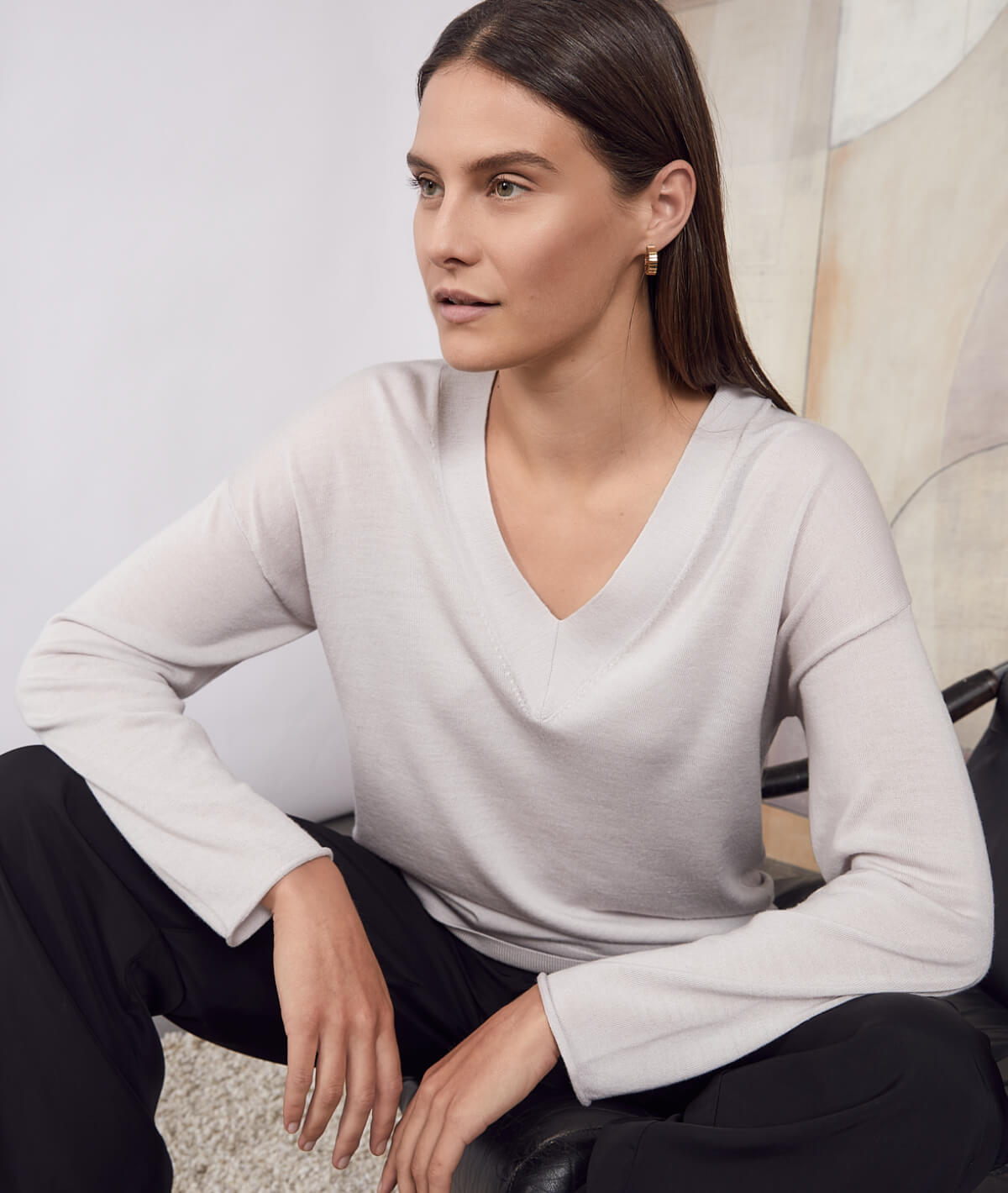 jigsaw slouchy jumper