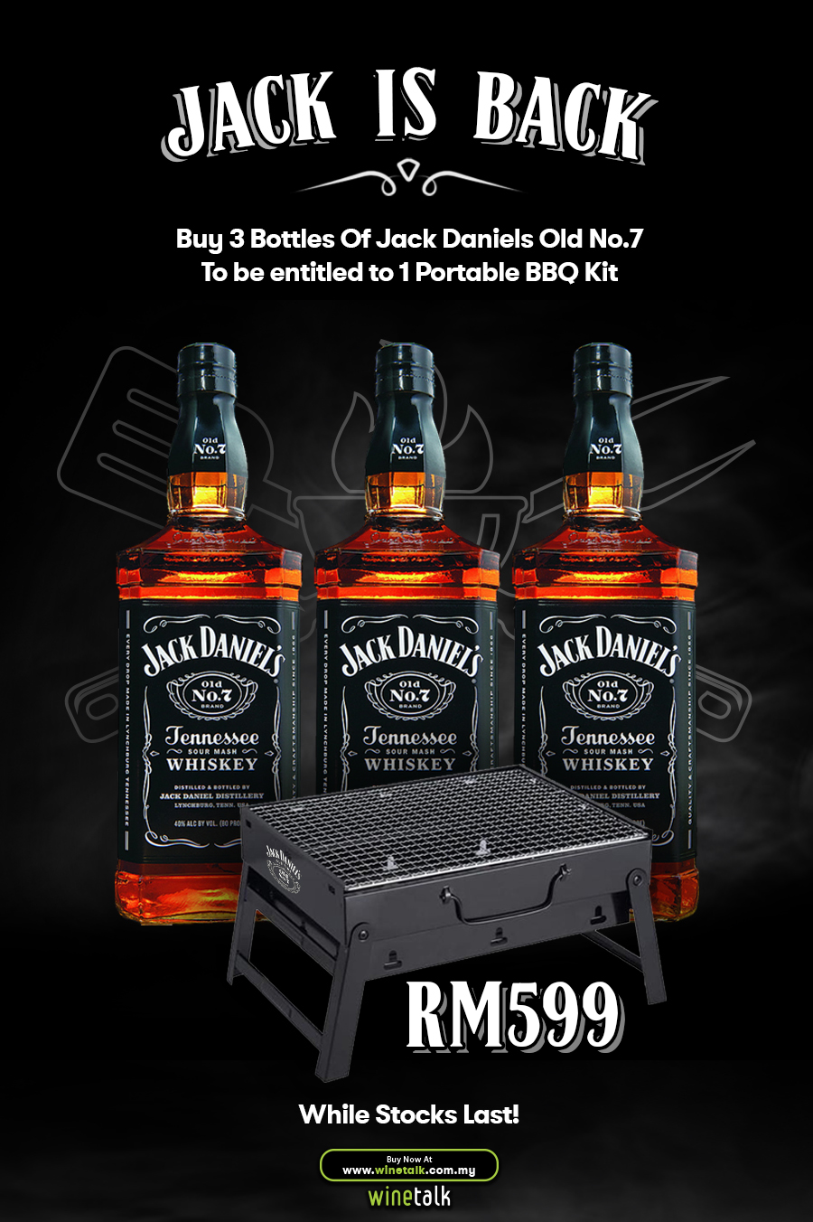 Wine Talk Peninsular Malaysia Jack Daniel Bbq Set Milled