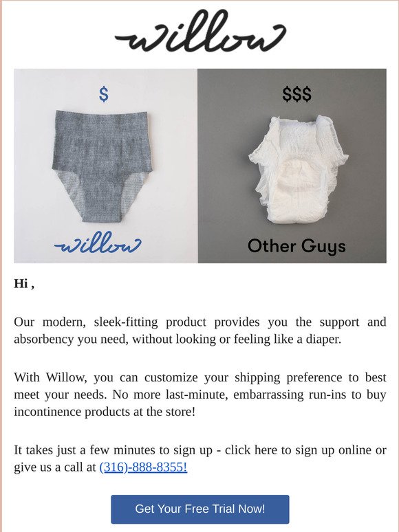 Get 10 FREE Pairs of Willow!