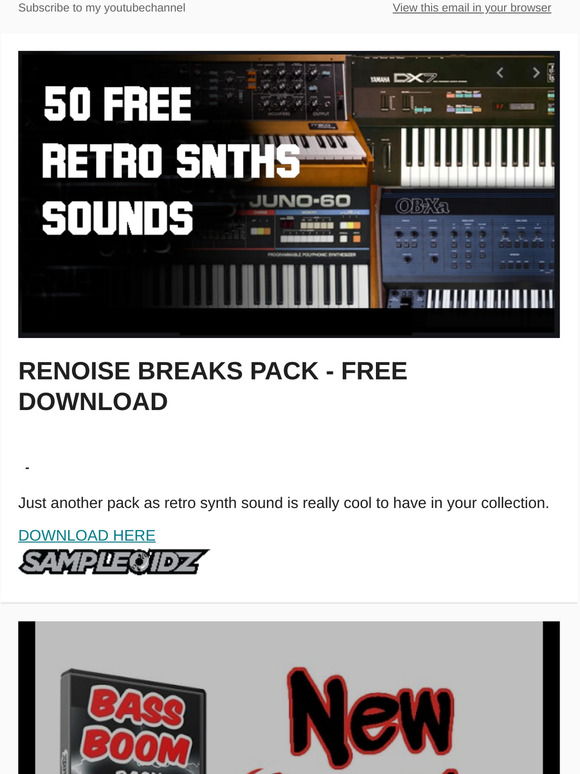 50 Free Retro Synth Sounds