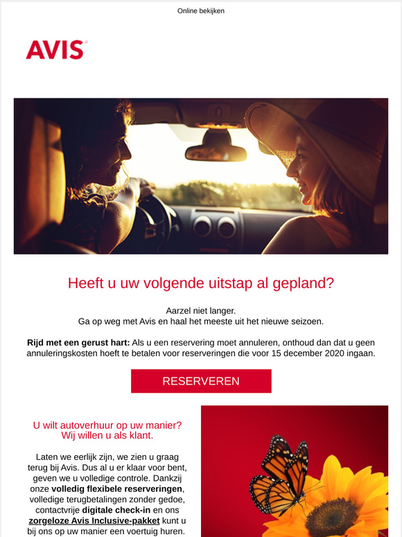 Ga op weg met Avis en haal het meeste uit het nieuwe seizoen.
