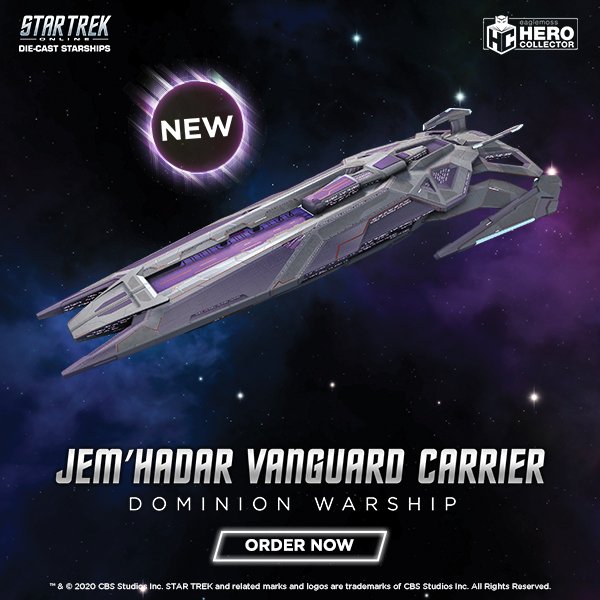 Eaglemoss Shop Take Charge With The Star Trek Online Jem Hadar Vanguard Carrier Milled