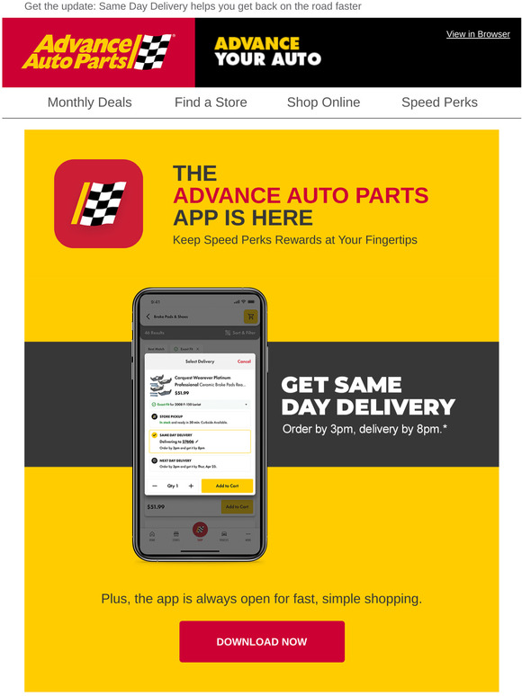 Advance Auto Parts 🏁Download The New Advance Auto Parts App Now for