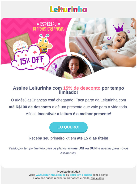Oi, vem aqui, já está sabendo do seu presente? 🎁