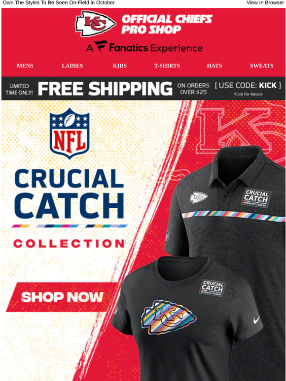 2020 NFL Crucial Catch Gear — UNISWAG