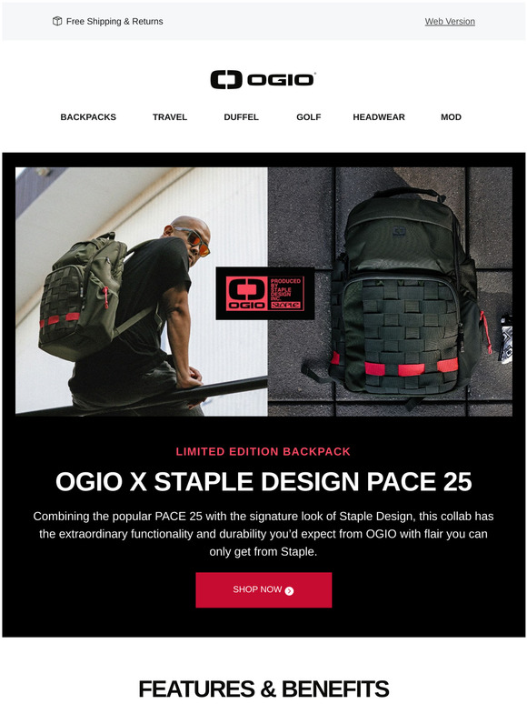 ogio gambit staples