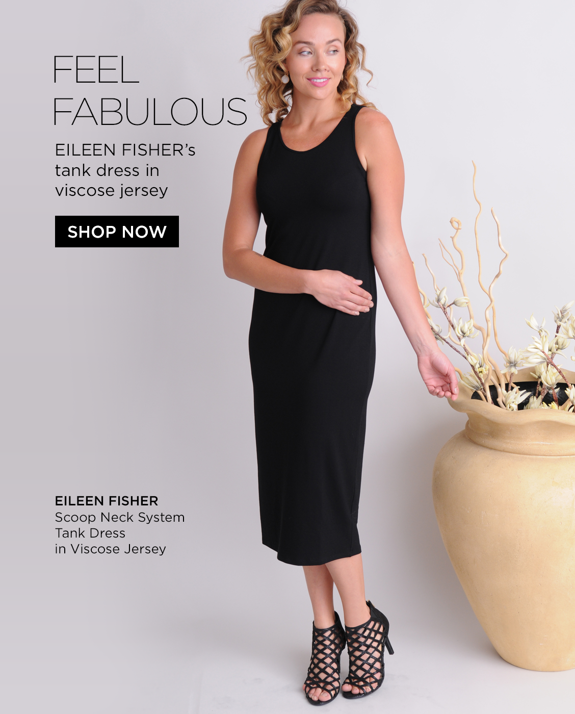 eileen fisher system tank dress