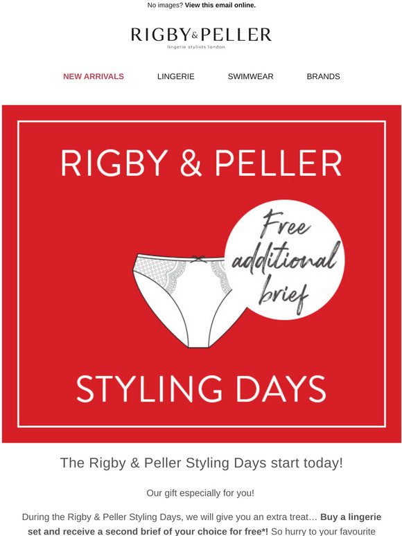 Rigby & Peller Styling Days start NOW!