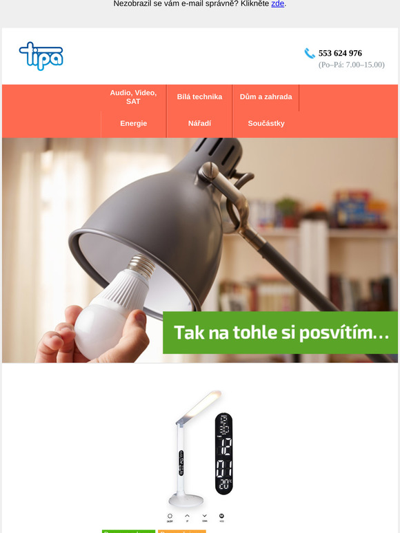 💡 Pod lampou bývá největší tma? Ale ne pod tou naší