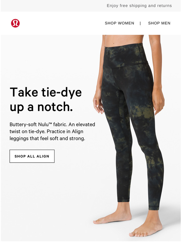 tie dye align leggings